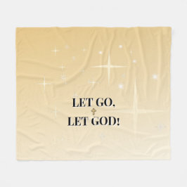 Beschermd door Zijn Licht Laat Los Laat God Fleece Deken
