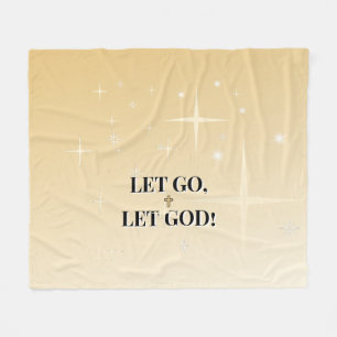 Beschermd door Zijn Licht Laat Los Laat God Fleece Deken