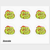 Beschermd & Geliefd Ronde Sticker (Vel)