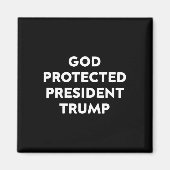 Beschermd President Trump Magneet (Voorkant)