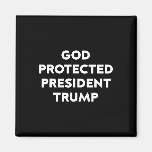 Beschermd President Trump Magneet (Voorkant)