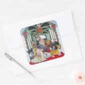 beschermd vierkante sticker (Envelop)