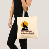 Beschermde Canvas tas voor Michigan Wolves (Voorkant (product))