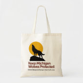 Beschermde Canvas tas voor Michigan Wolves (Voorkant)
