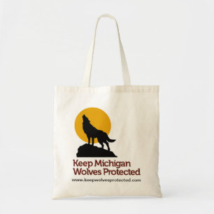 Beschermde Canvas tas voor Michigan Wolves
