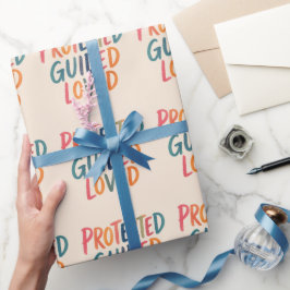 Beschermde Geleide Geliefde Positieve Bevestiging  Cadeaupapier