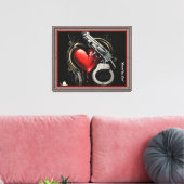 "Beschermde liefde" Canvas Afdruk (Insitu (Woonkamer))