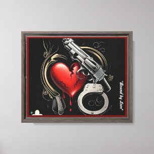 "Beschermde liefde" Canvas Afdruk