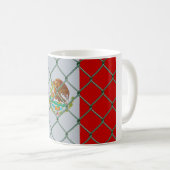 Beschermde Mexicaanse Vlag Koffiemok (Voorkant rechts)