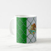 Beschermde Mexicaanse Vlag Koffiemok (Voorkant links)