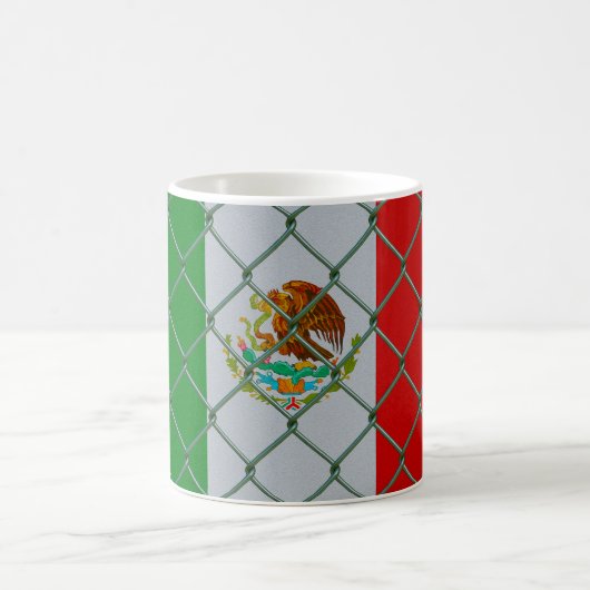 Beschermde Mexicaanse Vlag Koffiemok (Center)