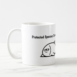 Beschermde Soort Niet Storen Funny Lazy Salted Koffiemok