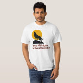 Beschermde T-Shirt Michigan Wolves (Voorkant volledig)