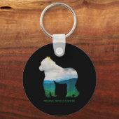 Beschermen Beschermen Klimaatbescherming Milieu Sleutelhanger (Voorkant)