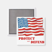 Beschermen en verdedigen magneet (Voorkant / Achterkant)