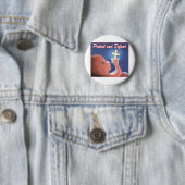 Beschermen en verdedigen ronde button 5,7 cm (In situ)