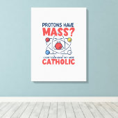 Beschermen hebben een massa die ik niet eens wist. canvas afdruk (Insitu (Houten vloer))