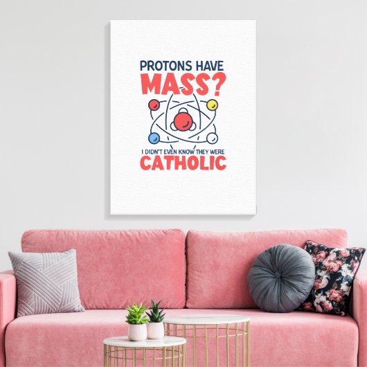 Beschermen hebben een massa die ik niet eens wist. canvas afdruk (Insitu (Woonkamer))