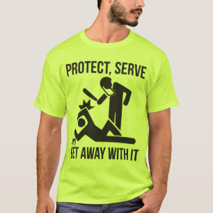 Beschermen, serveren en wegkomen met het t-shirt