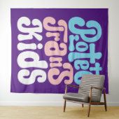 Beschermen van Kinder boomstammen Wandkleed (In Situ (horizontaal))