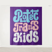 Beschermen van Kinder boomstammen Wandkleed (Voorkant)