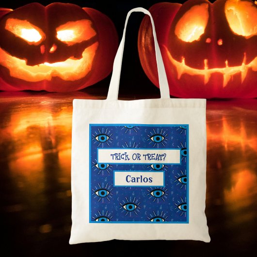 Beschermend oog tote bag