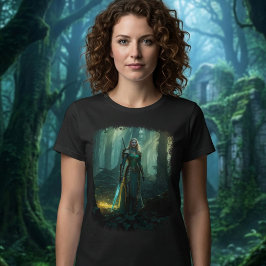 Beschermende Elf van het Betoverde Rijk T-shirt