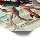 Beschermende hond Pin-Up Poster (Hoek)