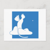 Beschermende Kat Briefkaart (Voorkant)