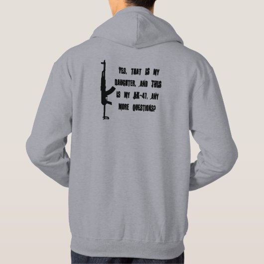 Beschermende vaders hoed hoodie (Achterkant)