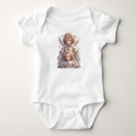 Beschermengel Baby Meisje Rompertje Romper (Voorkant)