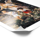 BESCHERMENGEL Bernhard Plockhorst 1886 Foto Afdruk (Hoek)