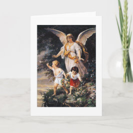 BESCHERMENGEL Bernhard Plockhorst 1886 Kaart