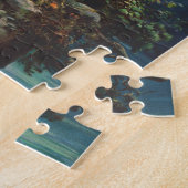 Beschermengel beschermt kinderen bij een richel legpuzzel (Zijkant)