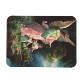 Beschermengel beschermt kinderen bij een richel magneet (Horizontaal)