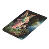 Beschermengel beschermt kinderen bij een richel magneet (Linkerzijde)