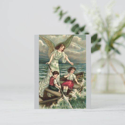 Beschermengel Briefkaart (Staand voorkant)
