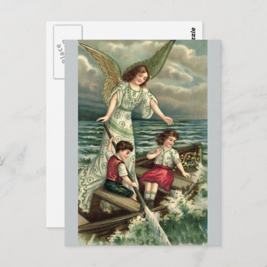 Beschermengel Briefkaart (Voorkant / Achterkant)