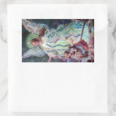 BESCHERMENGEL c. 1900 rechthoekig Rechthoekige Sticker (Tas)