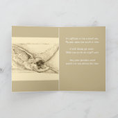 beschermengel | condoleren en medeleven kaart (Binnen)