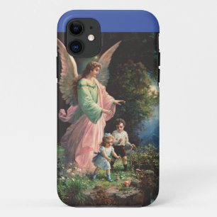 Beschermengel die kinderen beschermt bij een riche Case-Mate iPhone case