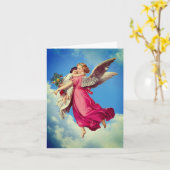 Beschermengel En Kind Notitiekaart (Gele Bloem)