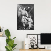 Beschermengel en Kind Poster (Thuiskantoor)