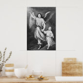 Beschermengel en Kind Poster (Keuken)