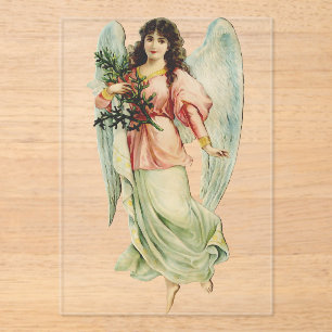 Beschermengel Goddelijke Waakzaamheid & Genade Kun Acryl Uitnodigingen