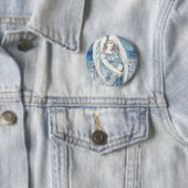 Beschermengel In de Hebreeuwse Bijbel Ronde Button 5,7 Cm (In situ)