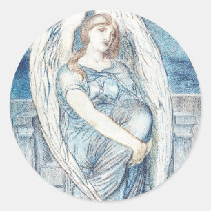 Beschermengel In de Hebreeuwse Bijbel Ronde Sticker