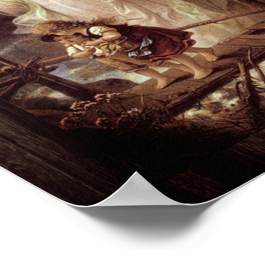 Beschermengel, Kinderen, Brug Poster (Hoek)