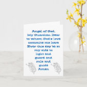 Beschermengel notecard kaart (Gele Bloem)