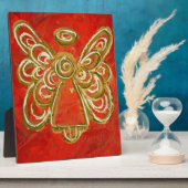 Beschermengel Rode Engel Schildering Kunst Cadeau Fotoplaat (Zijkant)